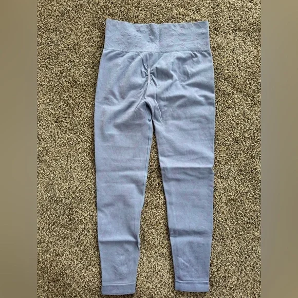 Gymshark Adapt Seamless Leggings- Butterfly Light Blue/Purple - Picture 6 of 6